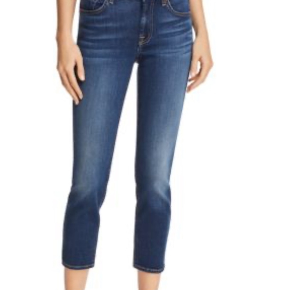 7 for all mankind Kimmie crop. Size 27